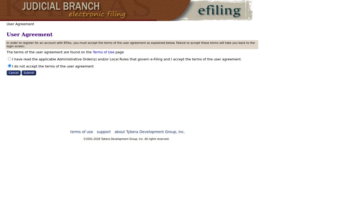 Stevens County case search and Kansas eFlex registration agreement