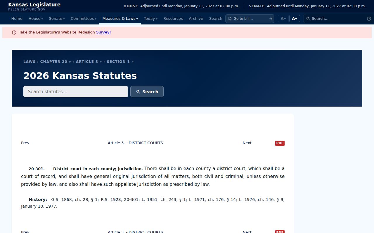 Stevens County civil docket district court jurisdiction